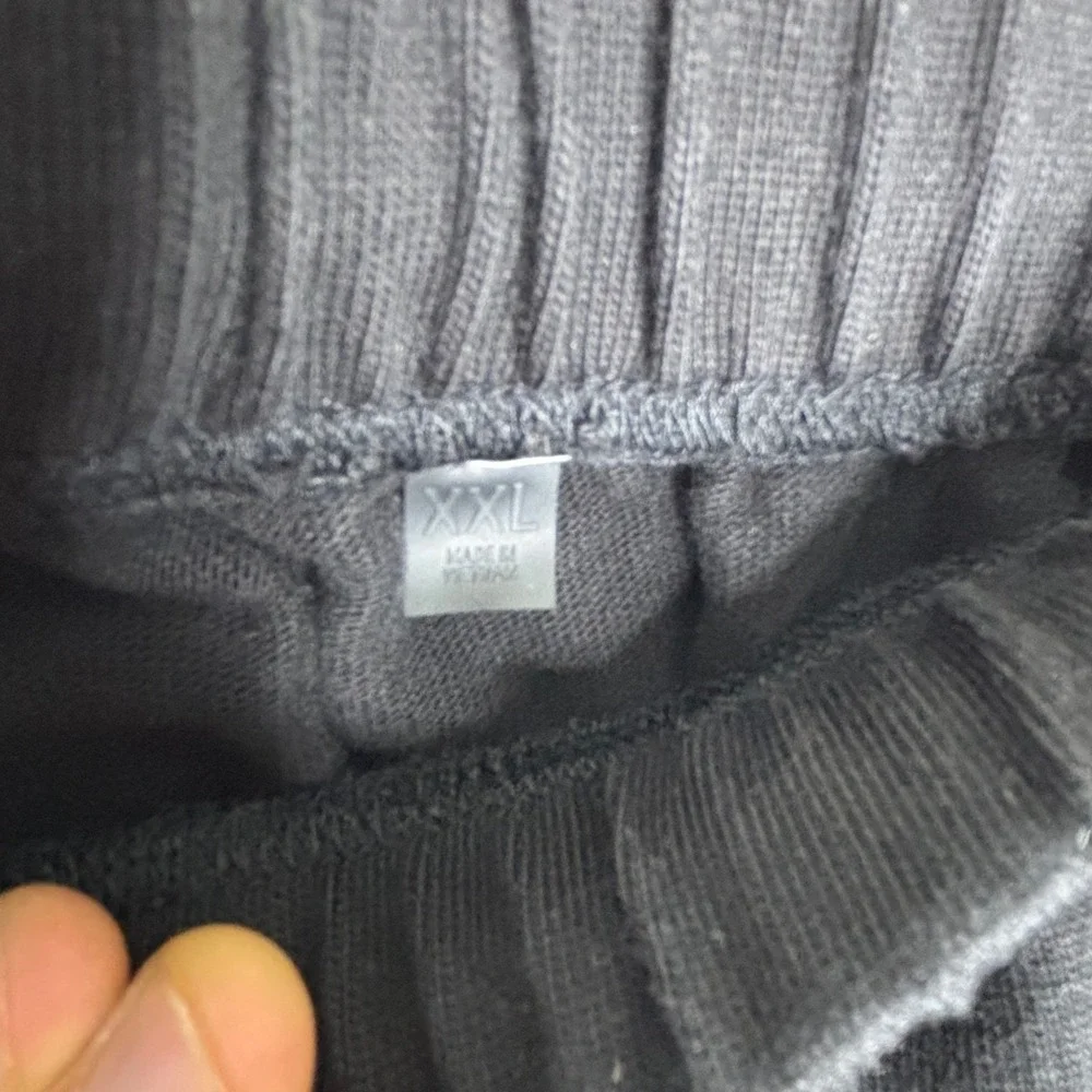 Fear of God Essentials Women's Jet Black Heavy Long Skirt‎ XXL